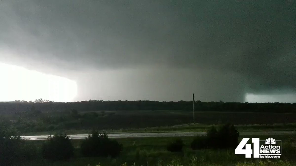 Tornado in Lawrence, Kansas