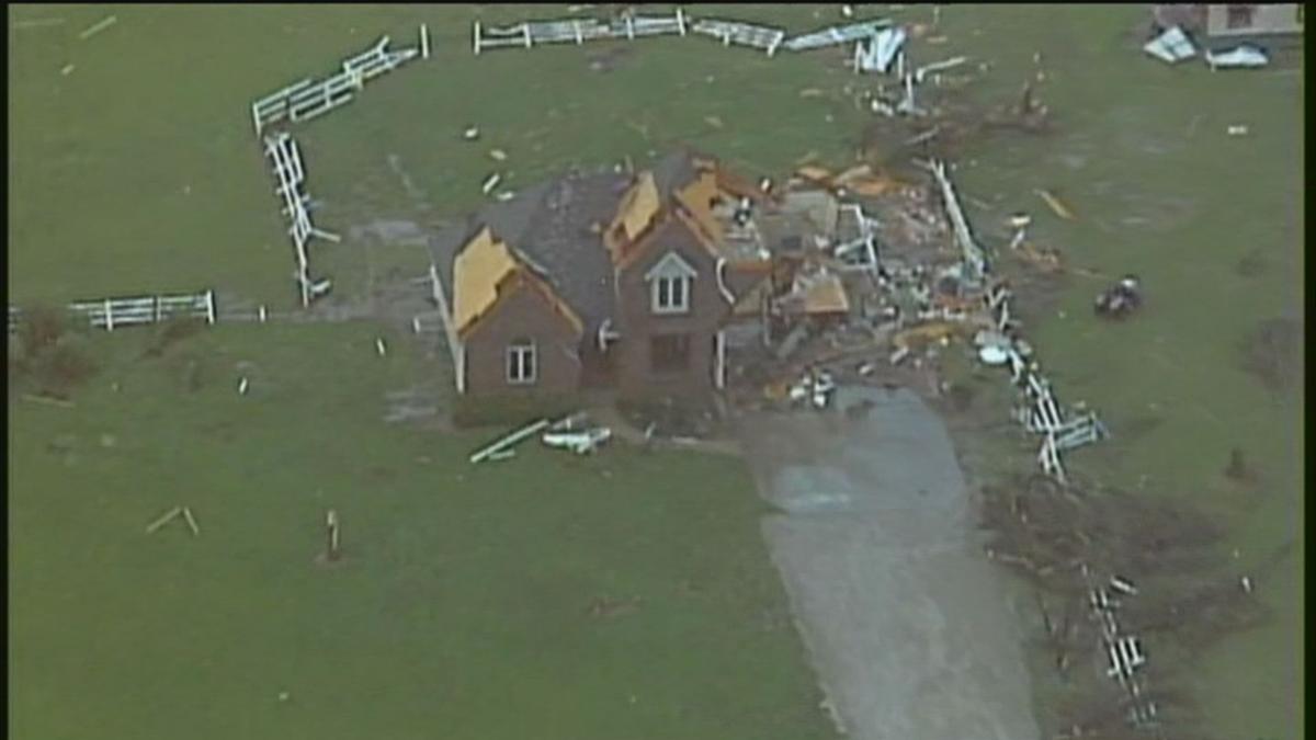 Tornado causes miles of destruction in Linwood, Kansas     