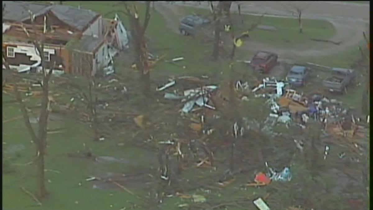 Tornado causes miles of destruction in Linwood, Kansas     