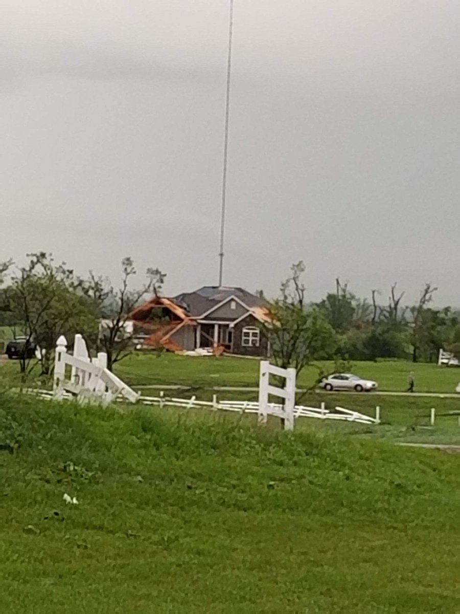 Linwood, Kansas tornado damage