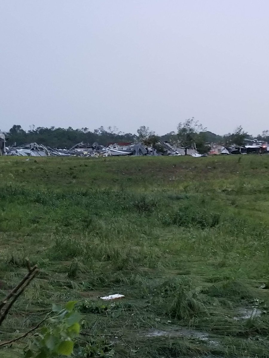 Linwood, Kansas tornado damage