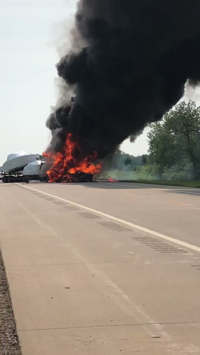 2 dead after a pickup and semi hit head-on near Parsons Friday afternoon. 