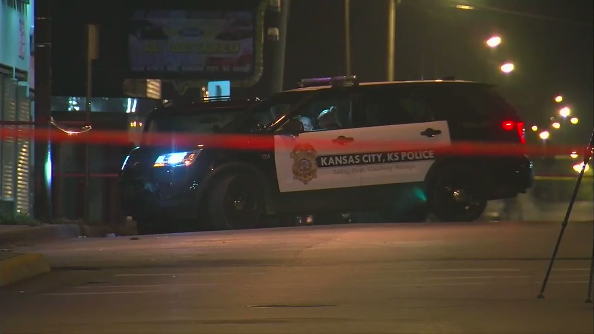 Some of the first video of the scene  Kansas mass shooting