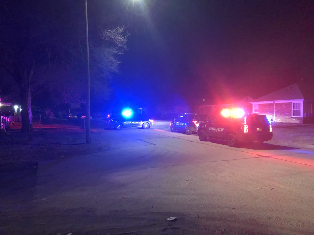 Police on scene of a shooting in the 1700 block of South Glenn avenue in Wichita, Kansas