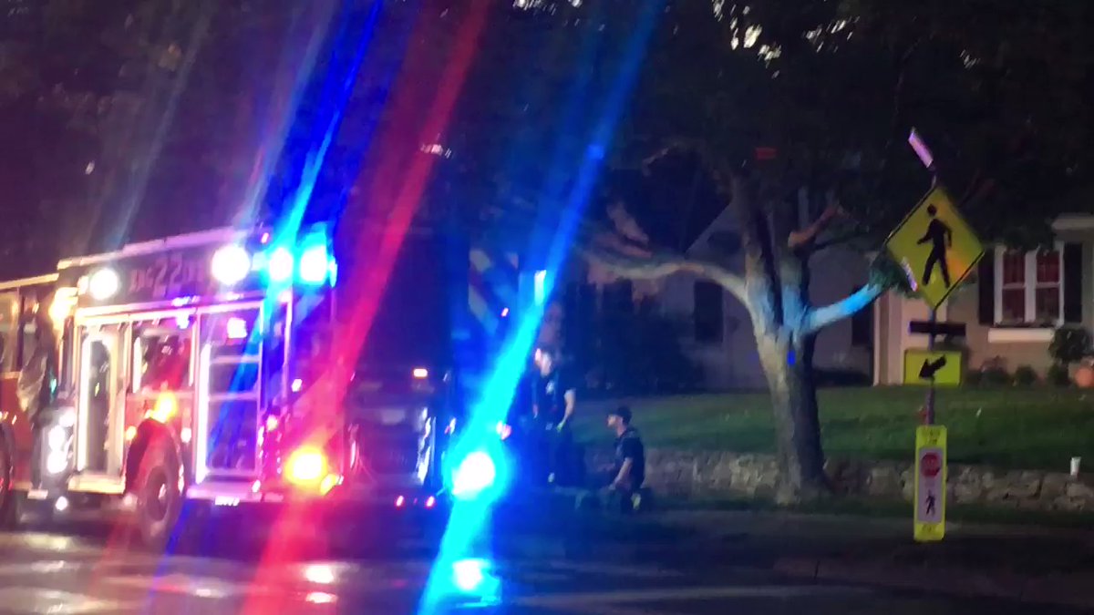 Firefighters and police on scene near 51st and Mission after an SUV crashed into a home - Johnson Co dispatch says two people were transported to the hospital