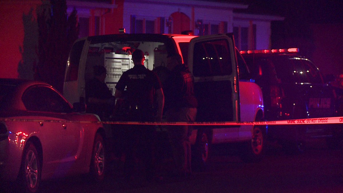 WichitaPolice looking into what happened, after 2 people crashed a vehicle in a west Wichita neighborhood. The victims also have gunshot wounds & are badly hurt.  Earlier, neighbors called 911 to report a car theft and burglary.