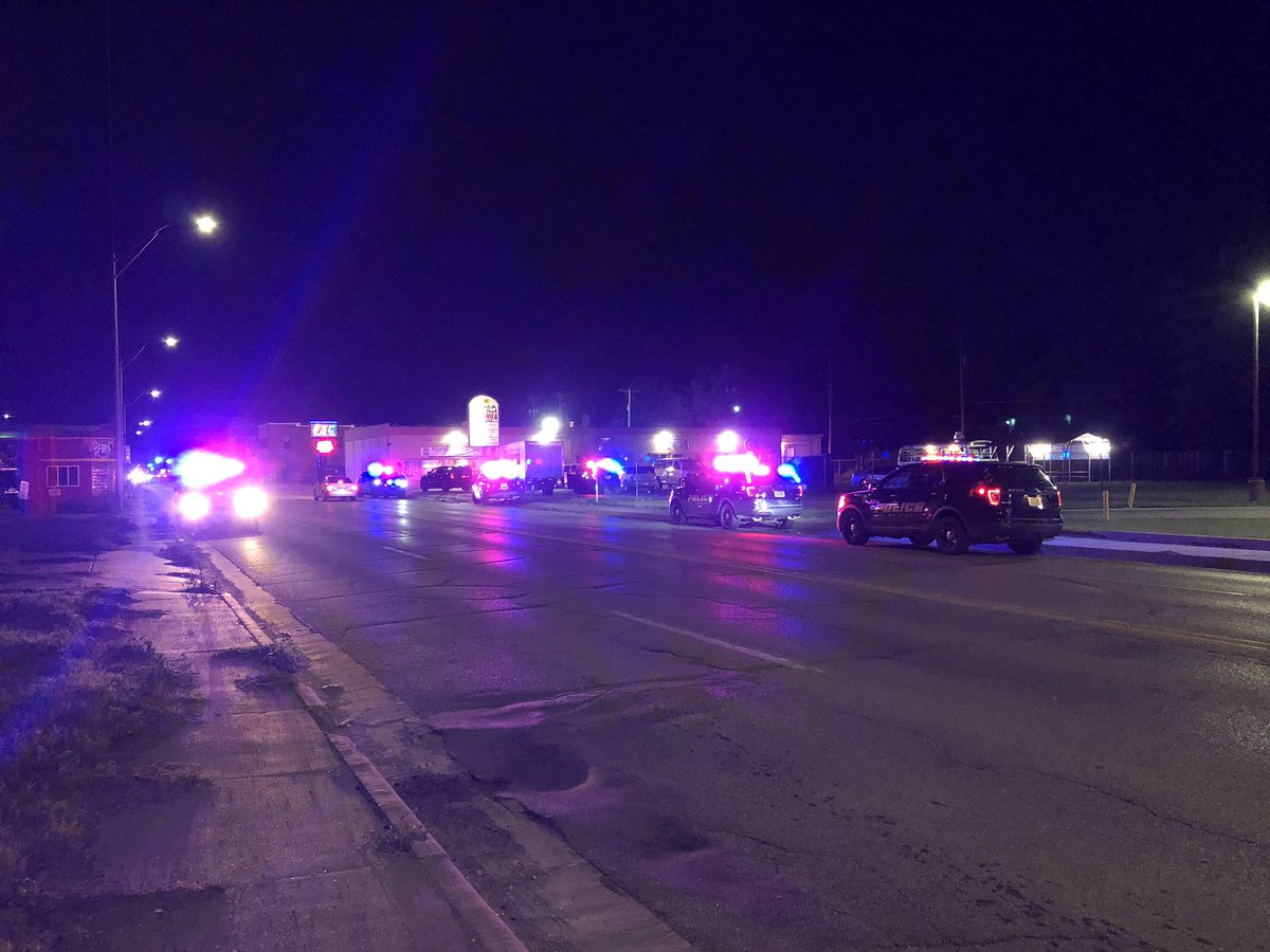 A man is critically hurt in a shooting in north Wichita. Heavy police presence in the area of 19th and Broadway. Police have not made any arrests.