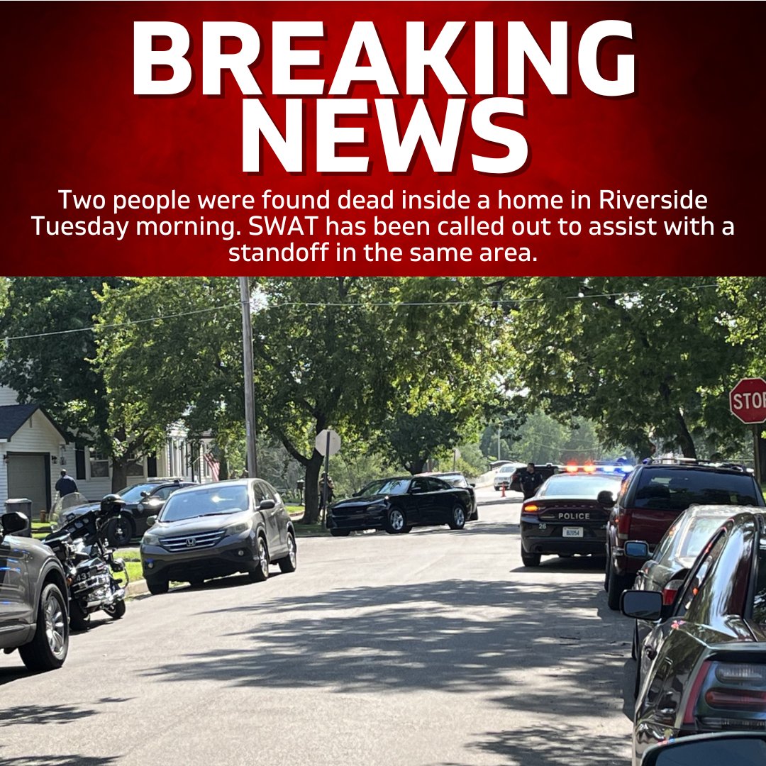 SWAT has been called out to a standoff in a Riverside neighborhood. It comes after two people were found dead inside a home daycare in the same area this morning, according to Wichita police