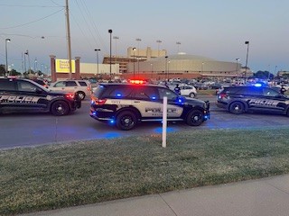 Massive police response to multiple fights outside Charles Koch Arena on Wichita State University's campus. The arena hosted the Heights HS graduation tonight 