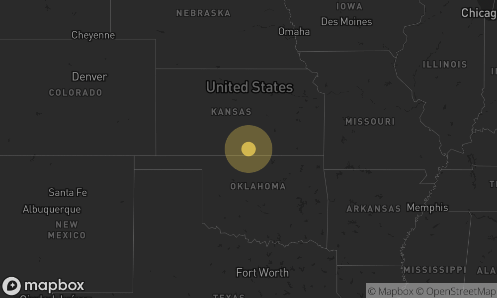 A 3.4 magnitude earthquake occured at 7 km SW of Danville, Kansas.