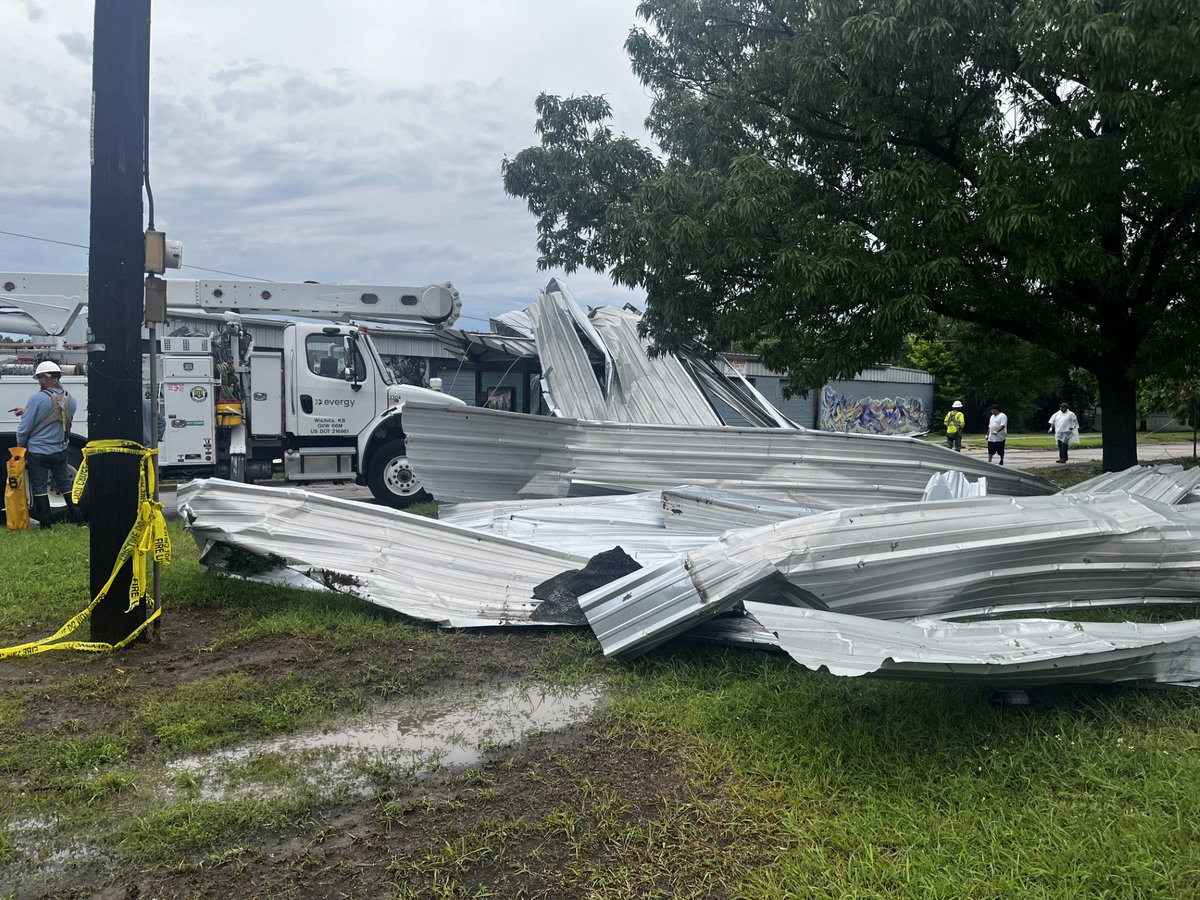 Storm tears roof off longtime boxing gym in Wichita’s Planeview neighborhood -  Villa Boxing Club sustained extensive damage, inside and outside the gym 
