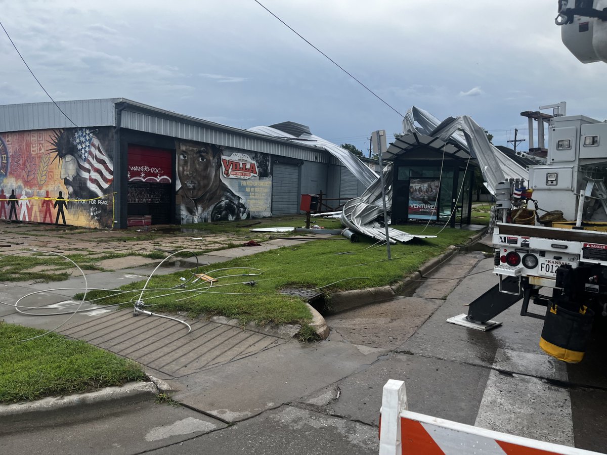Storm tears roof off longtime boxing gym in Wichita’s Planeview neighborhood -  Villa Boxing Club sustained extensive damage, inside and outside the gym 