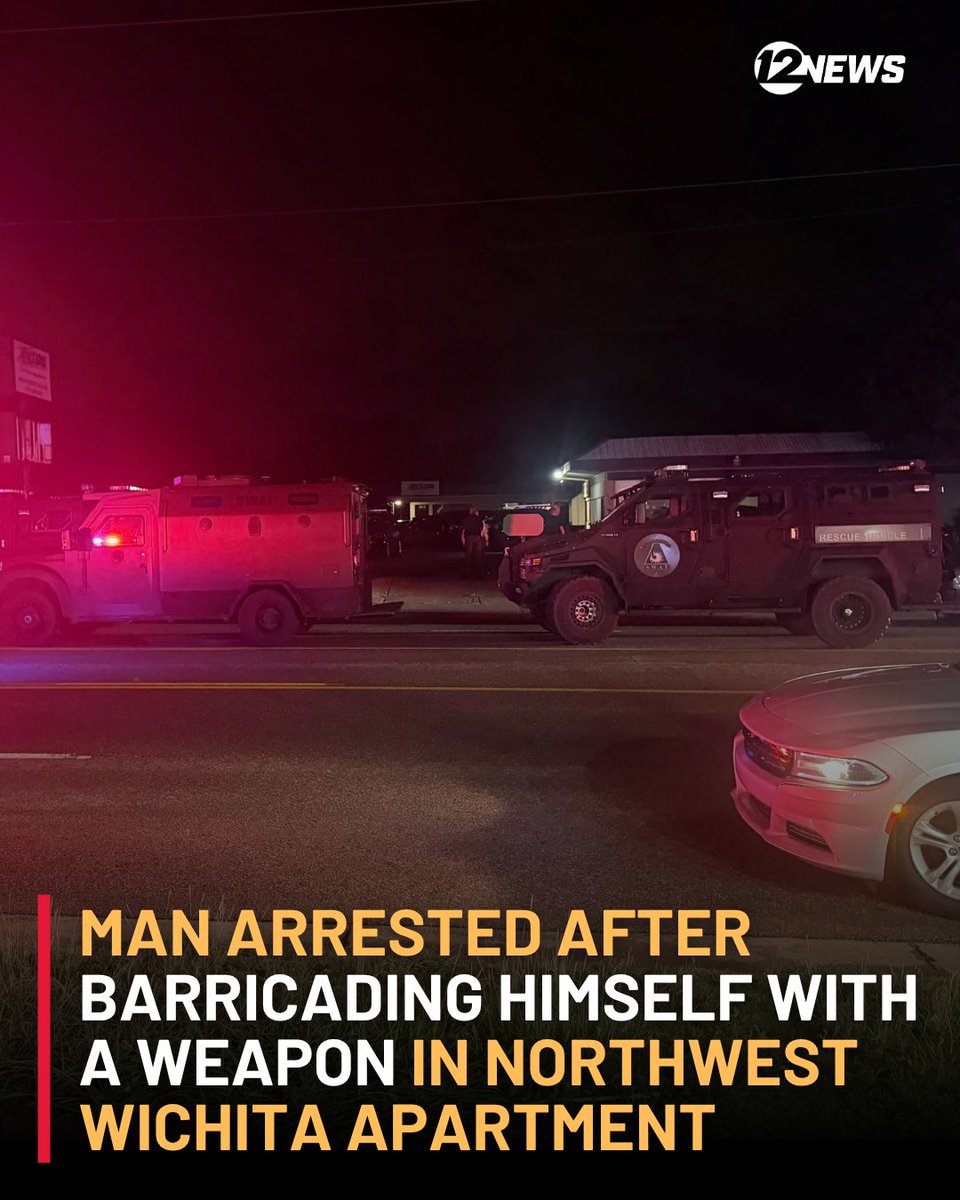 A man was arrested in the 2700 block of north Amidon on Tuesday night. The man made threatening statements towards himself, his brother and officers before barricading himself inside an apartment with a gun. Crisis negotiators and a SWAT team were called